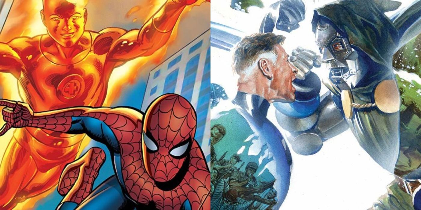 10 amistades más inverosímiles en los cuatro cómics fantásticos