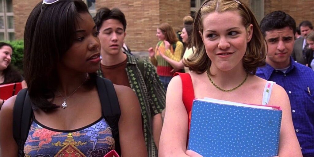 10 cosas que odio de ti escena recreada por Gabrielle Union