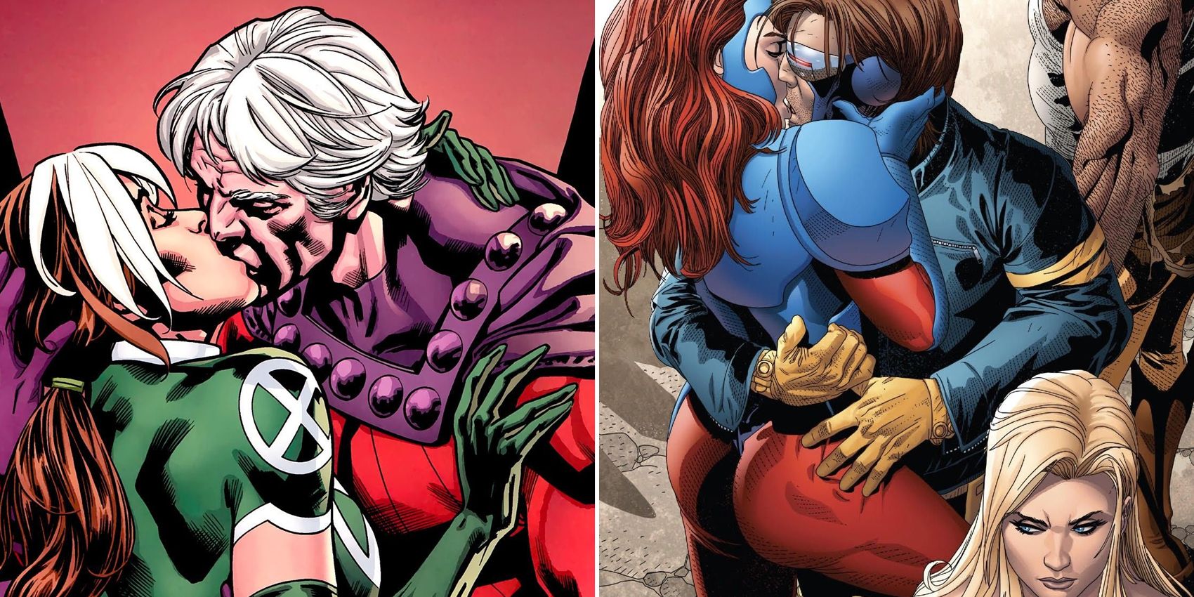 10 romances inesperados en los cómics de X-Men |