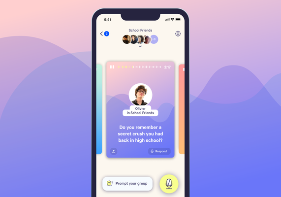 Cappuccino te permite compartir historias de audio breves e íntimas con tus amigos
