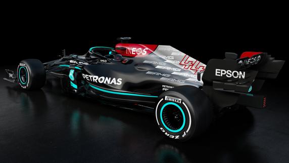 El nuevo Mercedes W12 E Performance de F1 2021 de Lewis Hamilton y Valtteri Bottas