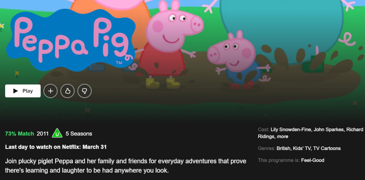 cinco-temporadas-de-peppa-pig-está-programado-para-salir-netflix-uk-en-marzo-2021-netflix-app cinco temporadas de peppa pig saldrán de netflix reino unido en marzo de 2021 la aplicación netflix