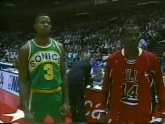 Dale Ellis y Craig Hodges protagonizaron la final, y el de los Sonics se llevó la victoria por 19-15