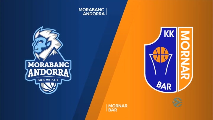 Resumen del MoraBanc Andorra - Mornar Bar de la EuroCup