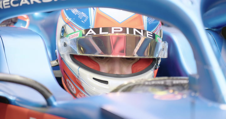 Esteban Ocon estrena el Alpine A521