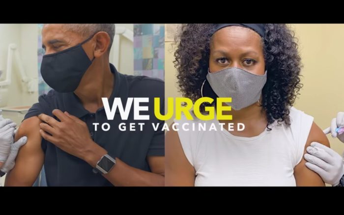 Expresidentes de EU, Obama, Bush, Clinton, Carter y las primeras damas promueven la vacuna contra Covid-19