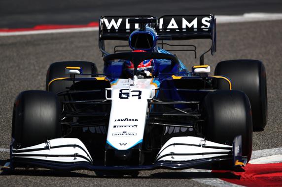 George Russell, con el Williams