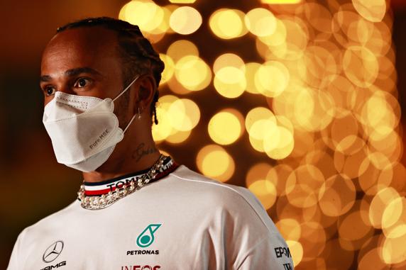 Lewis Hamilton, en el GP de Bahrein de F1 2021