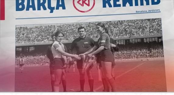 Imagen de aquel histórico partido de hace 50 años