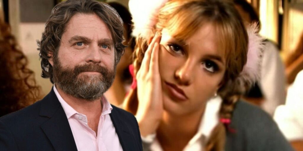 Zach Galifianakis comparte sus fallidos bocetos de SNL basados en Britney Spears