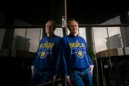 Aíto Garcia Reneses, entrenador del Alba Berlín, en Barcelona.