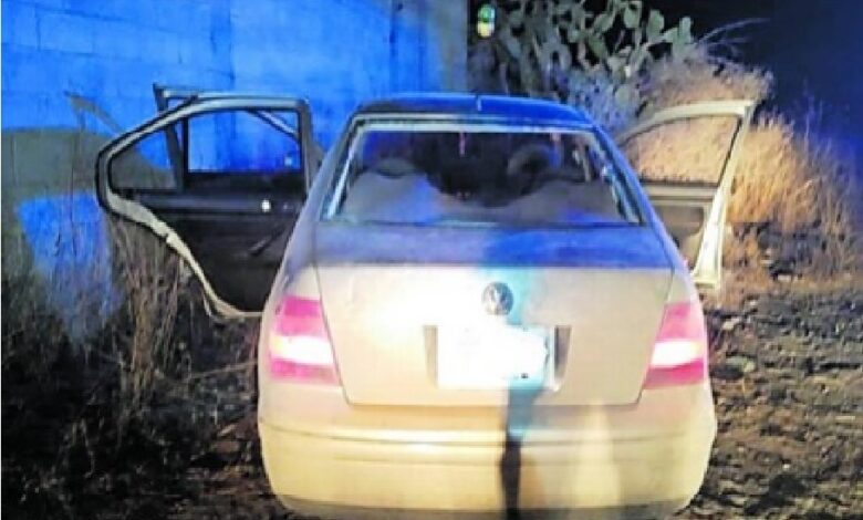Balazos, persecución y detención de una mujer y dos sujetos, en Tequisquiapan