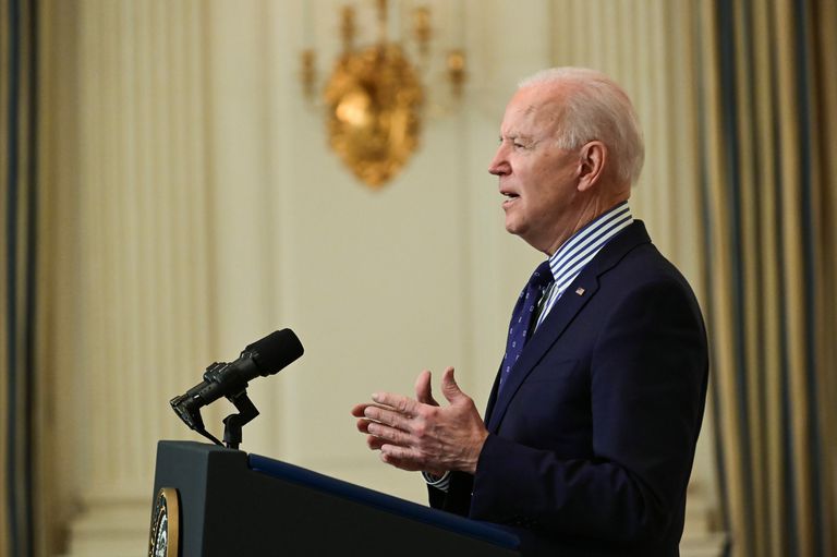 Joe Biden, el pasado sábado en la Casa Blanca.