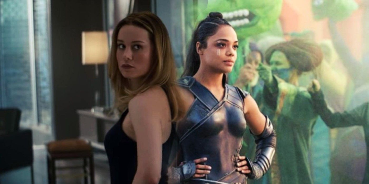Brie Larson se burla del próximo proyecto con Tessa Thompson