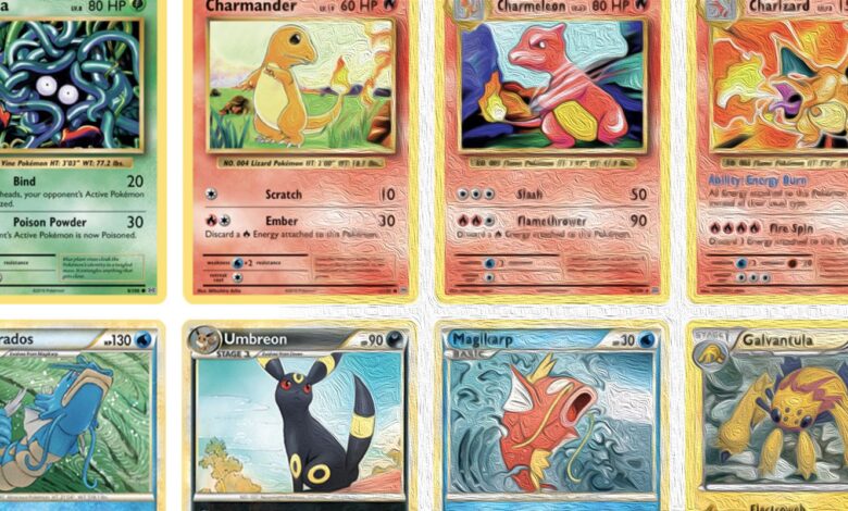 Cartas Pokémon transformadas en pinturas completas gracias a un artista increíble