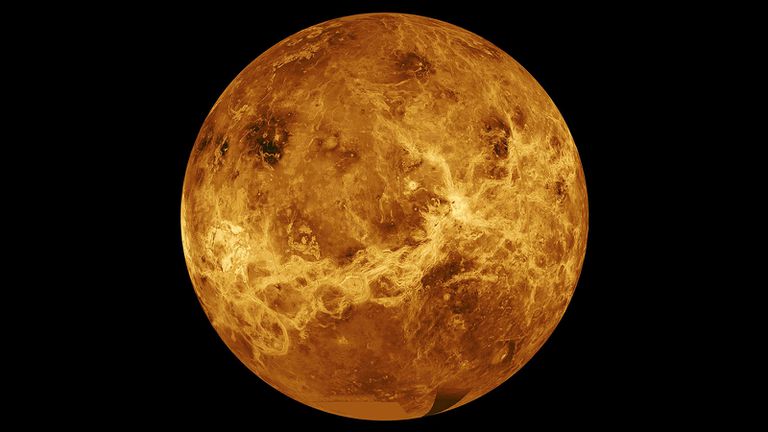 Imagen del planeta Venus facilitada por la Agencia Espacial de Estados Unidos.
