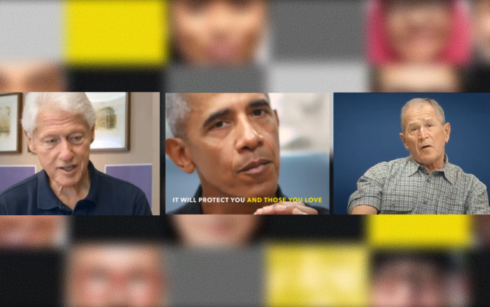 Clinton, Bush y Obama se vacunan contra Covid-19 y animan a la población a inmunizarse | Video