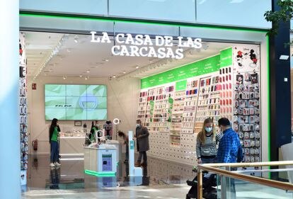 Local de La Casa de las Carcasas, en un centro comercial de Madrid.