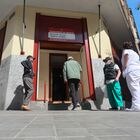 Usuarios del comedor social Santa Isabel, en el barrio madrileño de Chamberí.