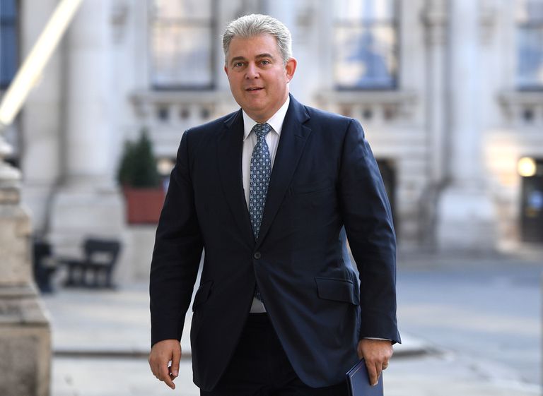 El ministro para Irlanda del Norte, Brandon Lewis, en una imagen de archivo en Londres