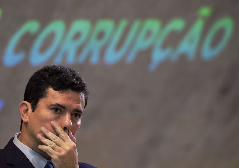 El exjuez Sergio Moro en una fotografía tomada a finales de 2018, antes de su paso por el Gobierno Bolsonaro.