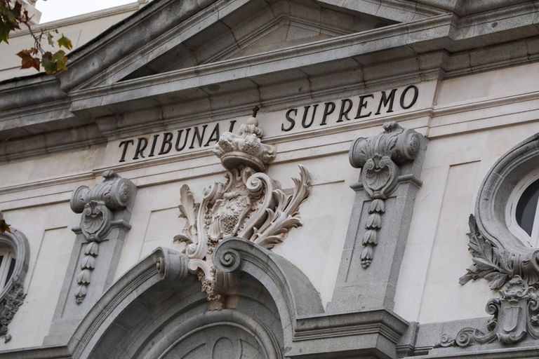 Fachada del Tribunal Supremo en Madrid, en una imagen de archivo.