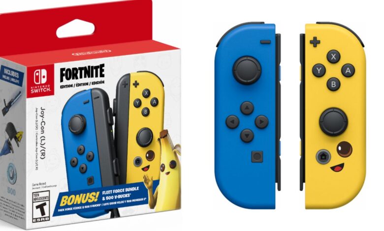 El paquete Joy-Con Switch de Fortnite viene con V-Bucks y artículos exclusivos