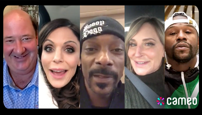 El sitio de solicitud de videos de celebridades Cameo alcanza el estatus de unicornio con un aumento de $ 100 millones