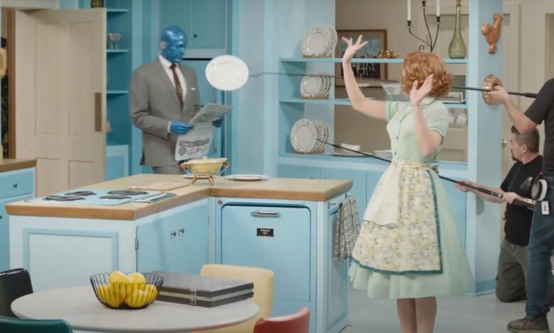 El video de WandaVision BTS revela los secretos detrás de los efectos visuales