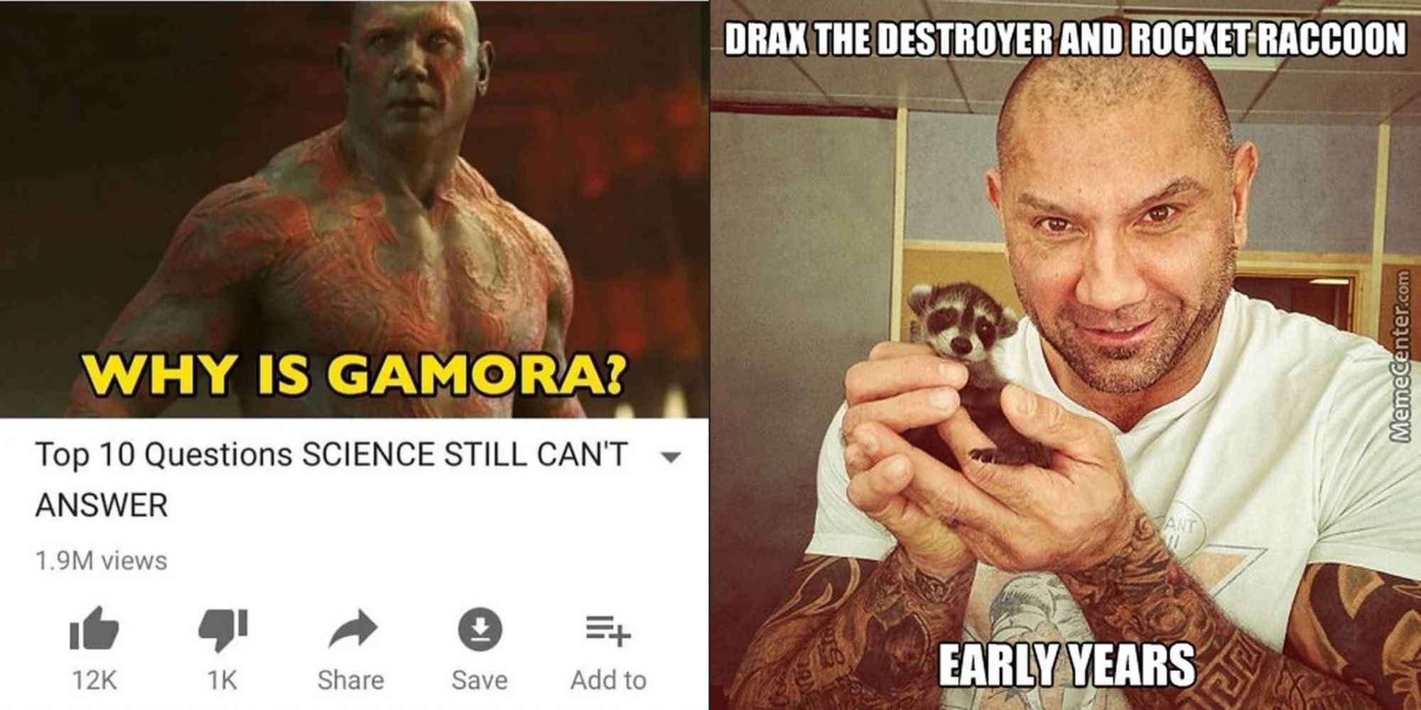 Guardianes de la galaxia: los 10 memes más divertidos de Drax
