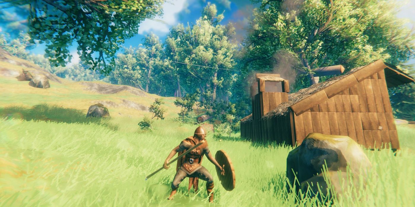 La construcción de la base de Valheim Cliffside pone en vergüenza las casas de otros jugadores