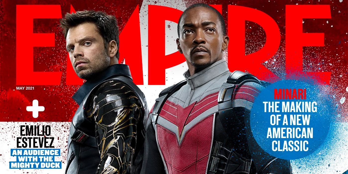 La portada de la revista Falcon & Winter Soldier muestra un primer plano del disfraz de Sam