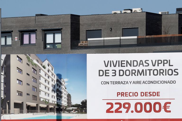 Promoción de viviendas a la venta en Madrid, esta semana.