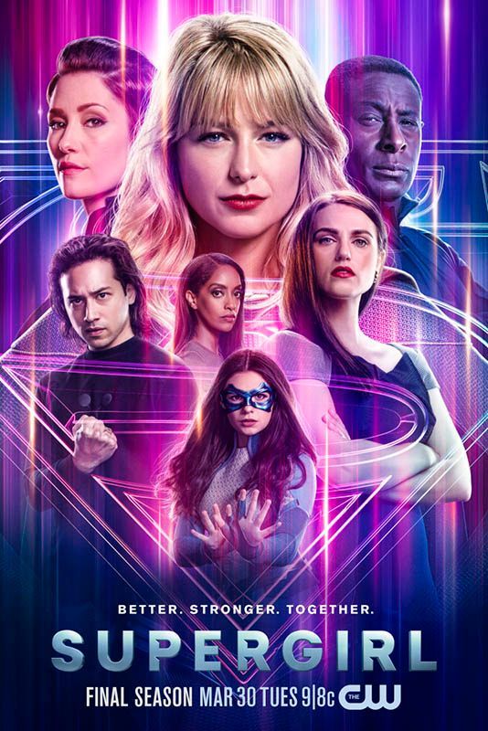 cartel de la temporada final de supergirl