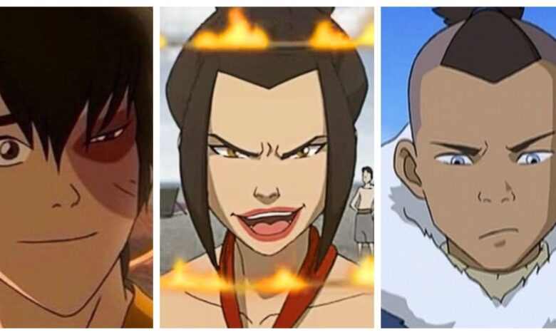 Las 10 elecciones de vida más cuestionables Personajes principales de Avatar: The Last Airbender