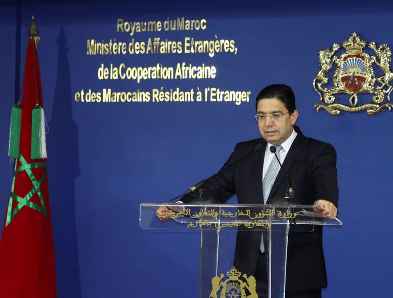 El ministro de Exteriores de Marruecos, Naser Burita, a mediados de enero en Rabat.