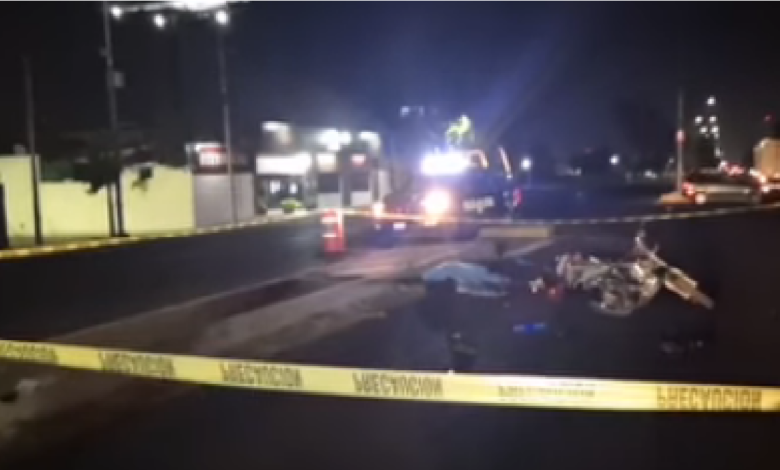 Muere motociclista al caer y derrapar sobre avenida Paseo Central de San Juan del Río