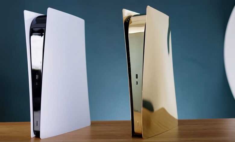 PlayStation 5 hecha completamente de latón se ve hermosa
