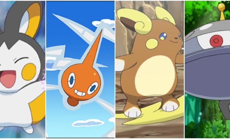 Pokémon: 10 criaturas eléctricas de tipo dual para probar |