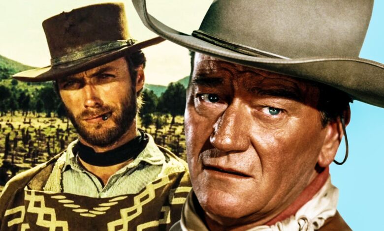 Por qué John Wayne rechazó protagonizar un western con Clint Eastwood