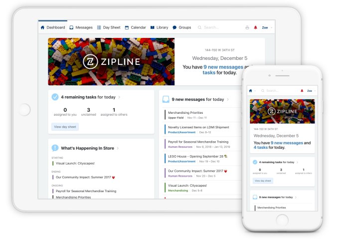 Captura de pantalla de Retail Zipline