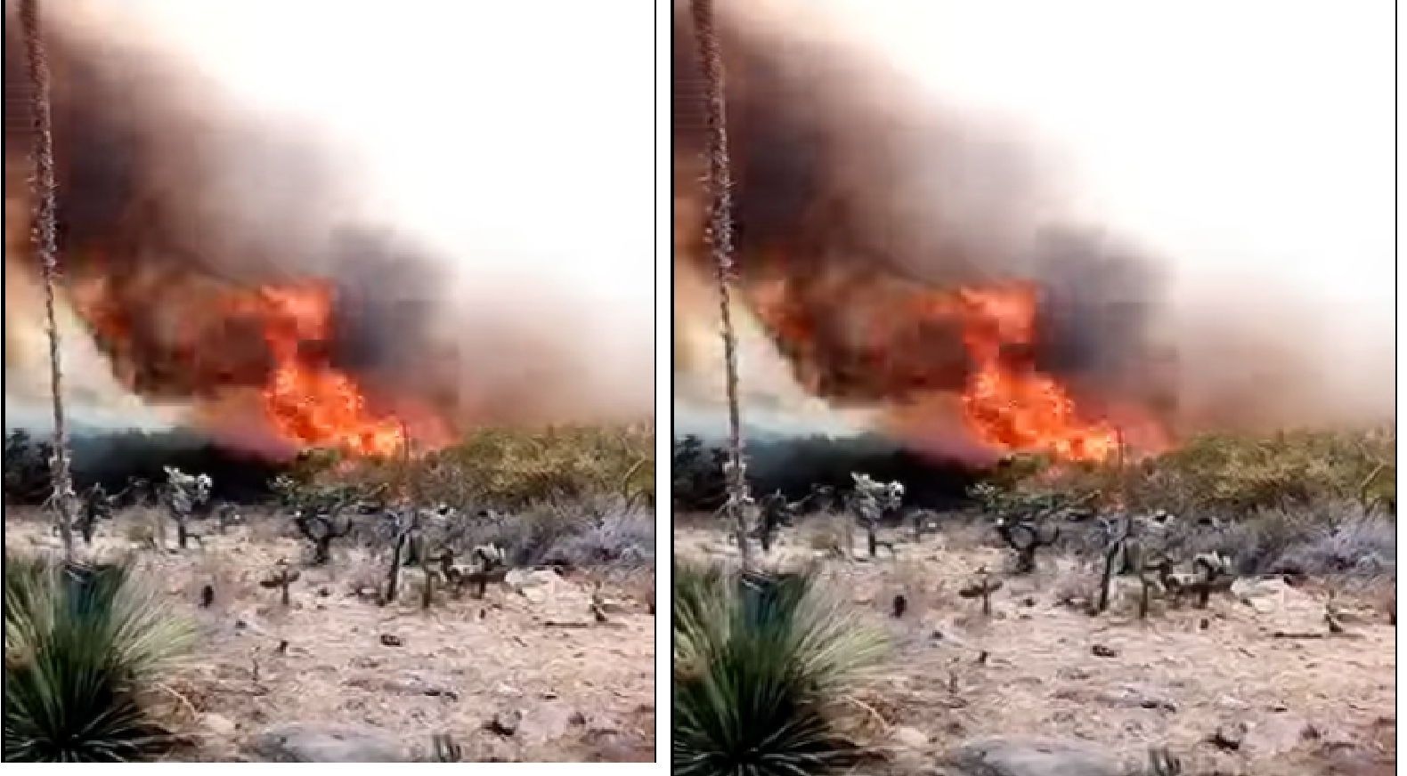 Se incendia Cerro “Cara de Cristo” en El Granjeno, Huimilpan, piden apoyo de Protección Civil Estatal