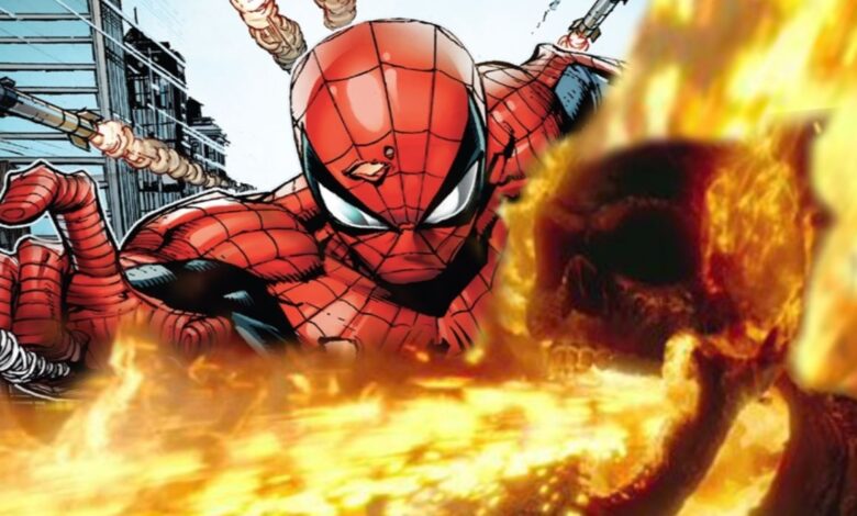 Spider-Man y Ghost Rider acaban de tener la nueva conexión más extraña