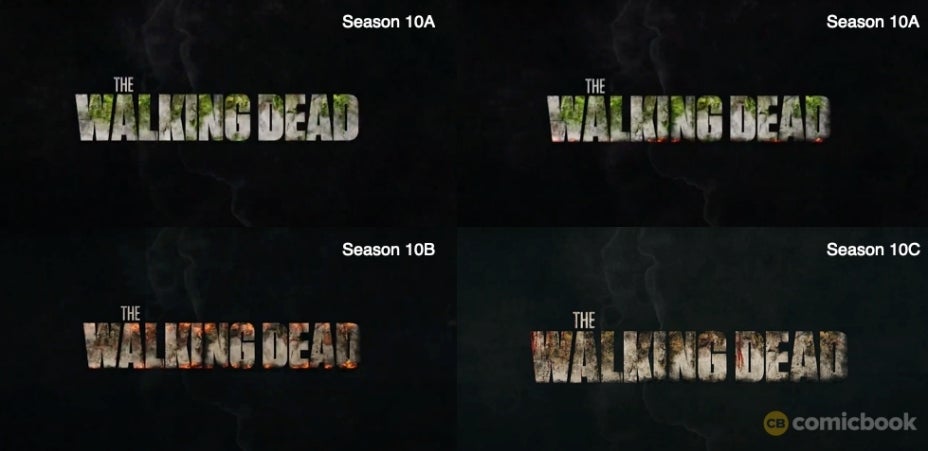 The Walking Dead nuevo logo temporada 10