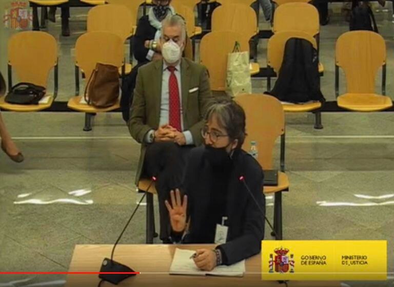El arquitecto Gonzalo Urquijo, durante su declaración en el juicio de los papeles de Bárcenas.