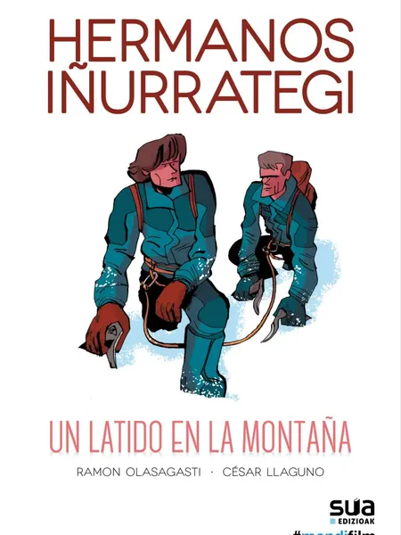 Portada del cómic 'Hermanos Iñurrategi. Un latido en la montaña'