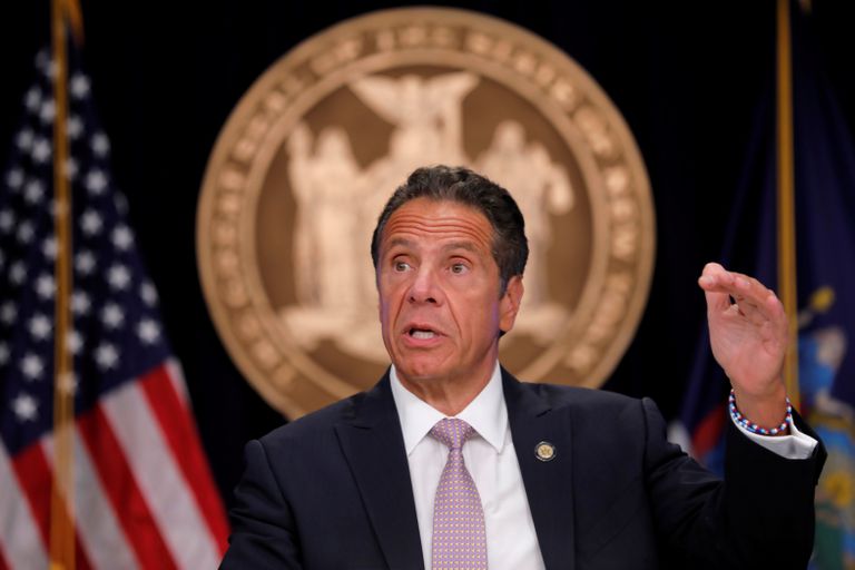 Andrew Cuomo, gobernador de Nueva York, durante una conferencia de prensa el pasado 13 de julio en Manhattan.