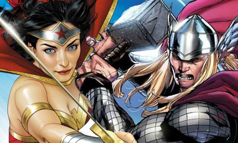 Wonder Woman se une a la versión de Thor de DC en su batalla sin fin