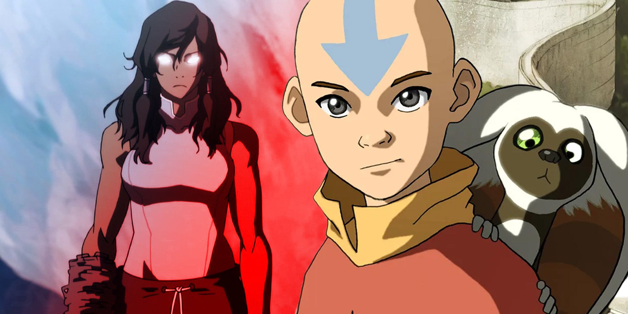 ¿Qué tan poderoso es el avatar?  Aang y Korra comparados |