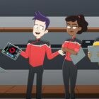 Los protagonistas de la serie 'Lower Decks' de Star Trek.